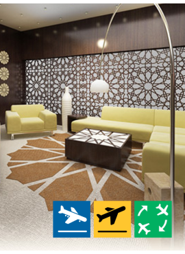 Royal Majlis- VIP Terminal - Departure from Abu Dhabi International Airport